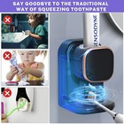 Toothpaste Dispenser Wall Mount Automatic Bathroom Squeezer Adult Bathrooms New