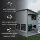 Diy Generator Shed Ventilation   Exhaust Kit Bundle