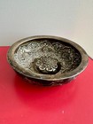 900 Silver 19th C Oriental Ottoman Chased Repousse Hammam Turkish Bath Bowl Dish