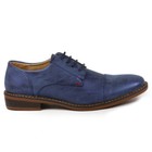 Blue Men s Cap Toe Lace Up Oxford Classic Dress Shoes