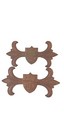 Antique Architecture Hardware Cast Iron Fleur-de-lis Decor