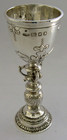 Rare Sterling Silver Chalice Cup 1936 17th Century Copy Religious Antique