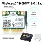 Bt4 0 Intel 7260hmw Wireless-ac Wifi Card Dual-band 2 4g 5g  802 11ac  For Pc