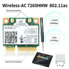 Intel 7260hmw Wireless-ac Network Card Dual Band 802 11ac Bluetooth4 0 Wifi Card