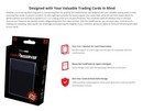  25-count  Ultra-pro Card Preservers Resealable Hybrid Card Holder Semi Rigid