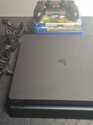 Sony Playstation 4 Slim Ps4 1tb Cuh-2115b Console   1 Black Controller   4 Games