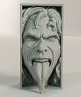 Exorcist Regan Macneil Bookend  Book Nook  Horror Decor  Movie Prop