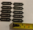 Vintage Nos Kellogg Bakelite Radio Dial Metal Tag    diagnostic Lamp    Lot Of 10
