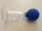 Manual Breastpump Plastic Vintage Style Blue Rubber Light And Portable