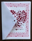 Handmade Greeting Card - Valentine Greetings  Valentine s Day Card