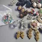 Lot Of 22 Vintage Fashion Stud Earrings One Screw On From Mom s Estate