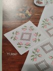 Sweden Kinna Textil Roses Hardanger Table Topper Kit 77-30567