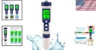 Digital Salinity Tester   Ph Meter For Pools  Spas  And Aquariums - 5 Functions