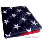 Outdoor Usa Flag Us 3x5 Feet Waterproof Nylon Embroidered Stars Sewn Stripes Bra
