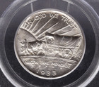 1933-d Oregon Trail Commemorative Silver Half Dollar 50c Uncirculated  