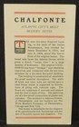Vintage New 1904 Chalfonte Hotel Atlantic City Nj Brochure