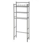 Mainstays 3-shelf Over The Toilet Steel Wall Mount Storage Shelf Unit  Black  Ho