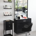 Barber Station Wall Mount Salon Hair Styling Beauty Spa Equipment W mirror