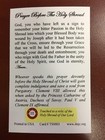 Holy Card Relic Of Our Lord Jesus Christ - Holy Shroud  shroud Of Turin   ts0003