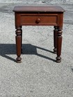 Antique Country Victorian Walnut Kitchen Work Table Bakers 1860 French Butcher