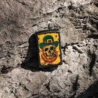 Zippo Lucky Map Design Black Matte Windproof Pocket Lighter  46244