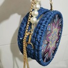 2 Pcs Acrylic Perforated Base Plates  Double Sided Printed Round Bag Fruit    