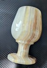 Onyx Marble Stone Goblet Small Drinking Glass Alabaster Natural Stone Himalayan