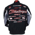 2017 Dodge Challenger Collage Mens Black Twill Jacket By Jh Design  l 