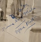 Vintage Marc Platt Hand Signed Autograph Photo 7 X 9  coa Actor Dancer