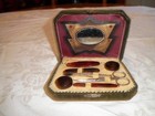 Antique vintage    Men s Cased Manicure Set  Japan