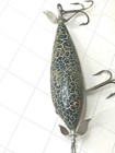 Vintage Heddon 300 Crackleback    minnow Fishing Lure Blush Chin L-rig Hardware
