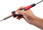 30w Soldering Iron Ceramic Heating Element Chisel Tip Pencil Grip Portable
