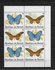 Smt  Burundi 1984 Butterflies Mi Nr 1630 39 Set Of 10 Stamps X 3  Luxury Mnh