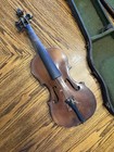 Antique Early 1900s Unbranded Violin In Case 