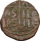Jesus Christ Class B Anonymous Ancient 1028ad Byzantine Follis Coin Cross I47374