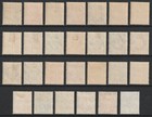 1937 50 Kgvi Set Of 27 Low Value Definitives Good nice  Mounted Mint