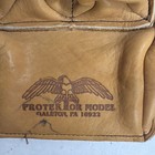 Protektor Model  13a Rabbit Ear Rear Bag Hard Bottom Empty Nos Genuine Leather
