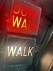 Vintage Econolite Walk - Don t Walk Traffic Signal