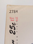 Simplicity 2784 Blouse Top Sewing Pattern Ladies 16 Vtg 50 s Uc Back Button