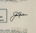 Jack Nicklaus Signed  16x20  Masters Win Limited Print Numbered 119 279