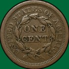 1851 Braided Hair Large Cent Extremely Fine Xf Coin  29546