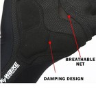 Ykywbike Cycling Gloves Non-slip Half Finger Sports Bike Summer Shockproof Glove