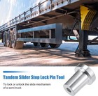 Trailer Tandem Pin Slide Stopper Heavy Duty Slider Stop For Semi Truck