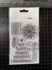 New Kaisercraft Clear Rubber Stamp Christmas Winter Wonderland Free Usa Ship