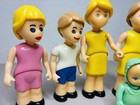 Vintage Little Tikes Dollhouse Family Lot