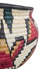 Natural Wounaan Embera Polychrome Basket Rainforest Pictorial Vintage Native