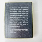 Vtg Antioch Ex Libris Bookplates Curious Cat Kitten Gummed 48 Labels Decorative