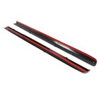 1994-2003 Chevy S10 Gmc Sonoma Fleetside Bed Rail Caps Textured Black Abs 3pcs