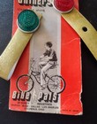 Vintage Dorsey Bicycle  Hub Shiners Yellow Metallic Schwinn Stingray Red Green 