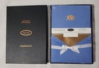 Nib Crane   Co Black Label Stationery Set 10 Hand Engraved Notes Elephant Blue